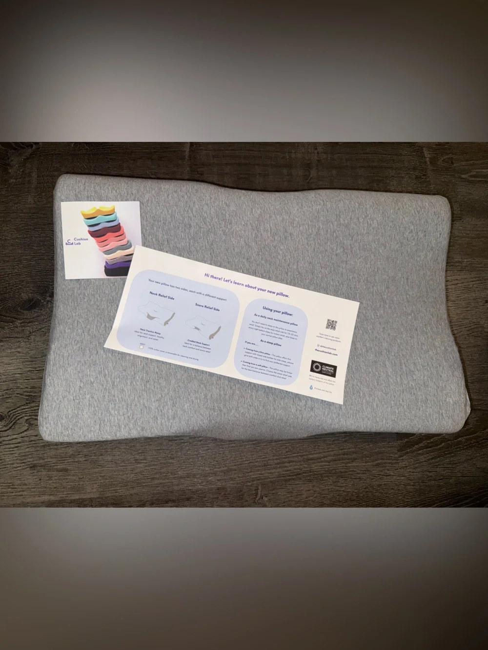 Like-new Cushion Lab Neck Relief Ergonomic Cervical Pillow